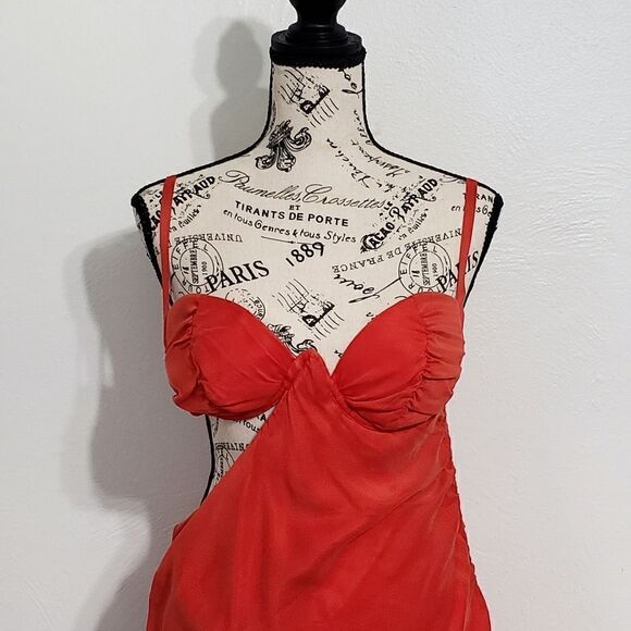 For Love And Lemons Rana Mini Dress In Red Size Small NWT - Picture 10 of 16